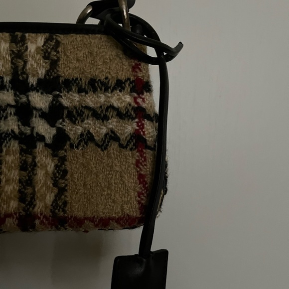 Burberry Wool Nova Check 'Mastaire' Small Shoulder Bag - Picture 7 of 14